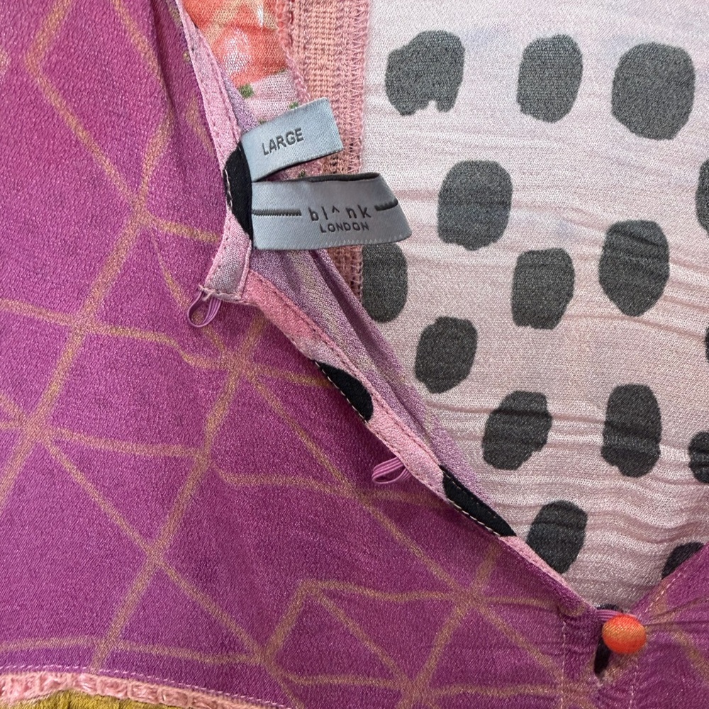 Anthropologie Multicolor Patterned Blouse - Picture 3 of 6